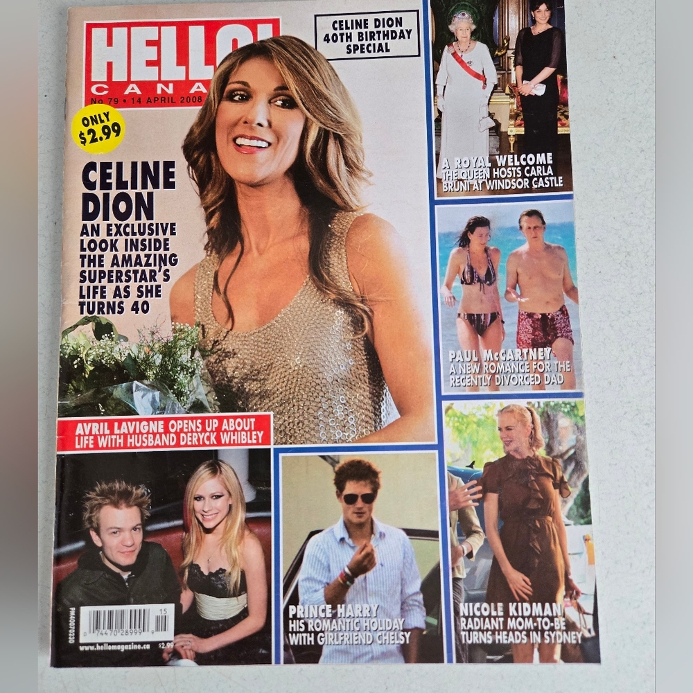 Hello Canada Magazine Celine Dion
